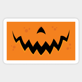 Crazy Pumpkin Jack-O-Lantern Mouth Magnet